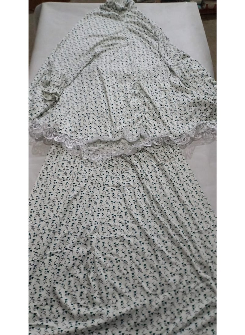 اسدال قطعتين منقوش مقاس كبير - Image 1